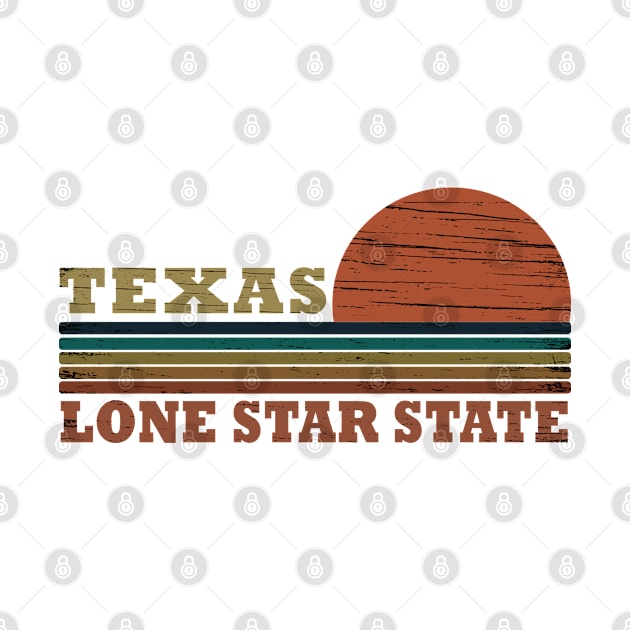 Texas state vintage by omitay