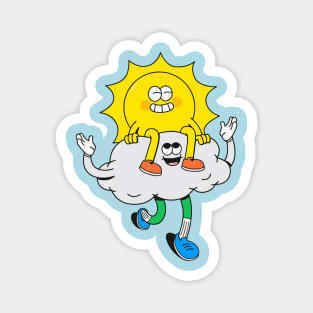 Sun and Clouds Magnet