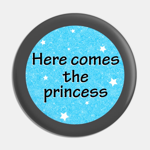 Here comes the princess Pin by BrightLightArts