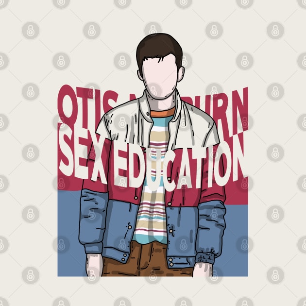 Otis Milburn Sex Education by Luna Illustration