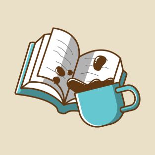 a book and a cup of coffee T-Shirt