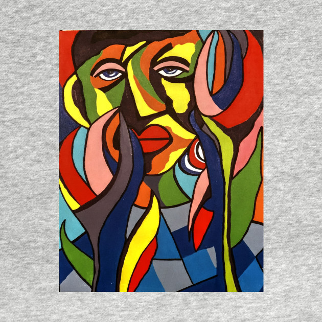 African Traditional Tribal Women Abstract Art Canvas Painting 3