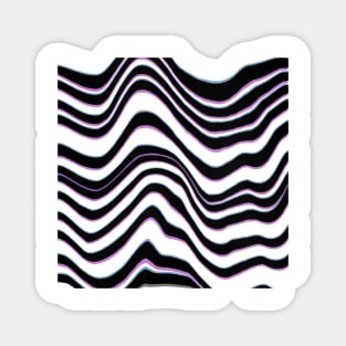 Glitched lines effect Magnet