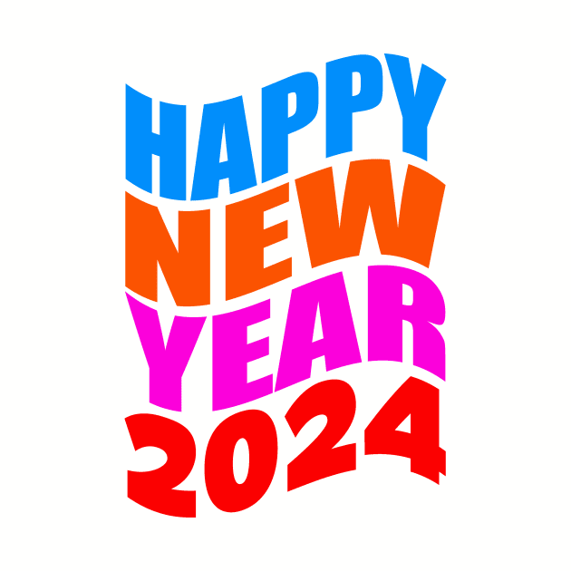 Happy new year 2024 by Evergreen Tee