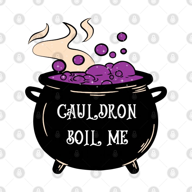 cauldron boil me - witchcraft by saiinosaurus