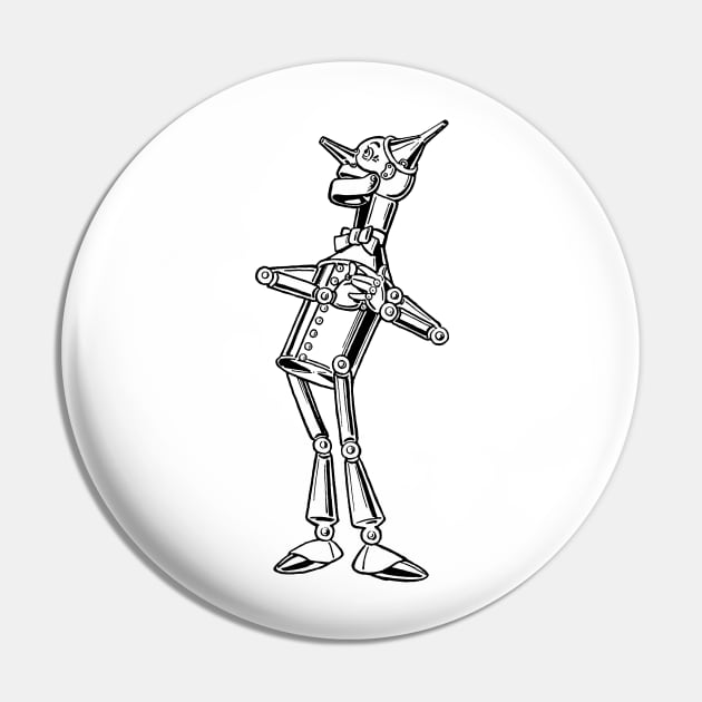 The Tin Woodman Pin by Quick Nick Pics