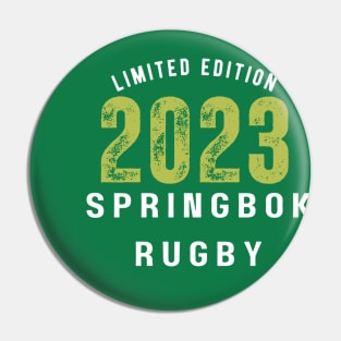 Limited Edition Springbok Rugby Pin