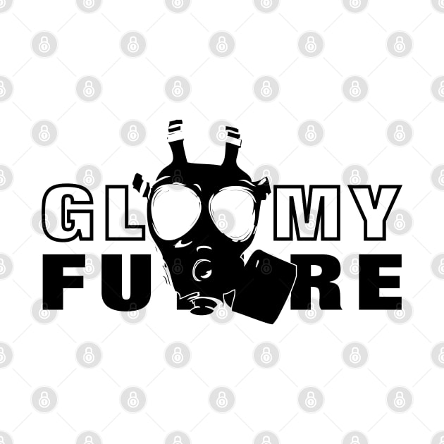 Gloomy Future Doomsday Prepper Design Blue by KAOZ