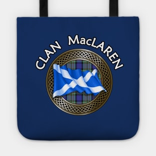 Clan MacLaren Crest & Tartan Knot Tote