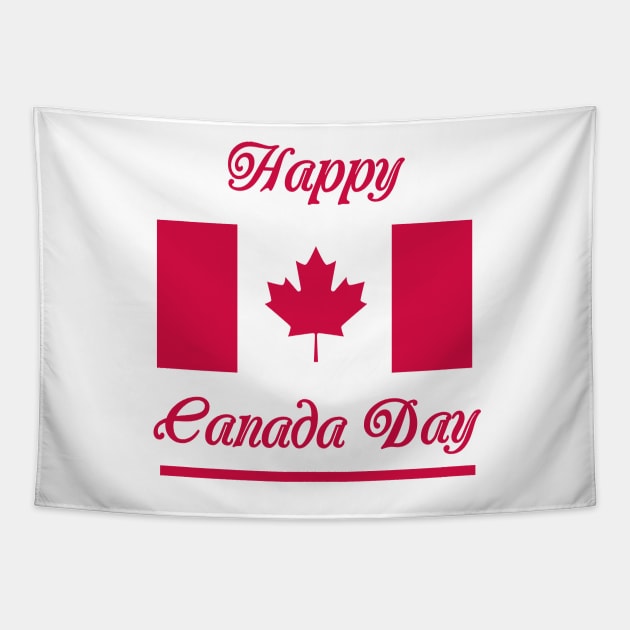 Happy Canada Day 2017 Tapestry by vladocar