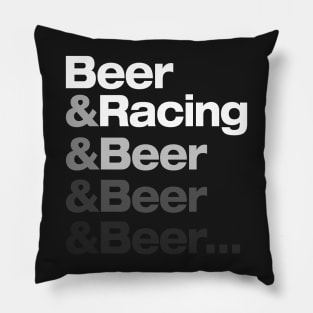 Beer & Racing Pillow