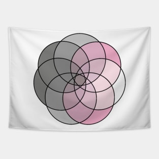 Demifemale Flag Tapestry