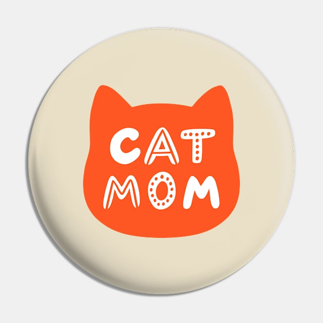 Cat mom Pin by Catprint