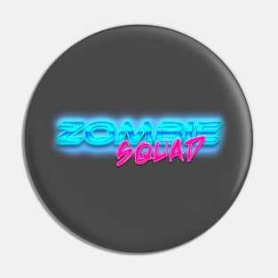 ZOMBIE SQUAD 80s Text Effects 6 Pin