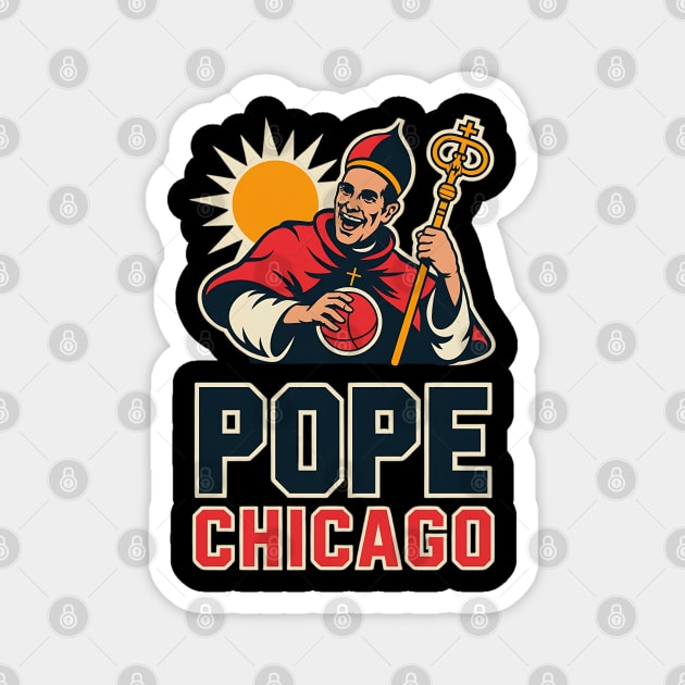 Pope-Leo Magnet by Creatifly Graphic Tees