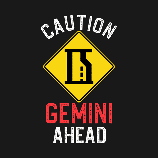 Funny Zodiac Horoscope Gemini Road Sign Traffic Signal by WitchNitch