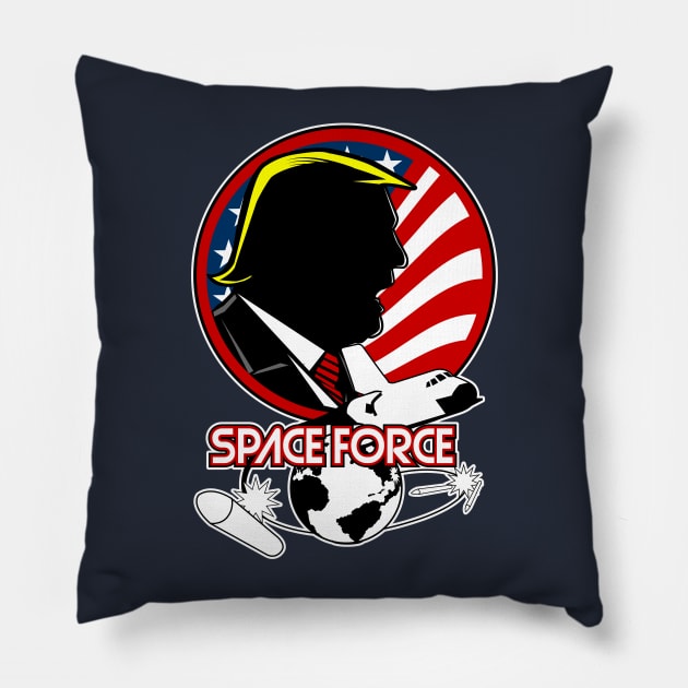 Trump Space Force Pillow by Styleuniversal