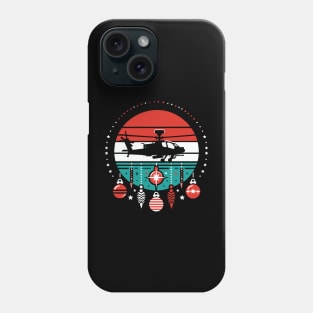 AH 64 Apache Christmas Ornaments Phone Case