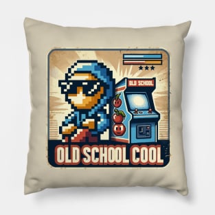 Pixelated Nostalgia: Arcade Days Pillow