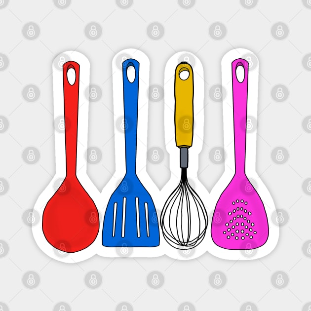 Household utensils for kitchen Magnet by DiegoCarvalho