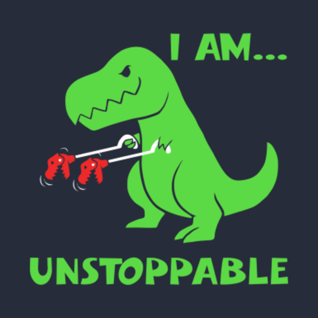 T-rex Dinosaur I Am Unstoppable T-shirt Xmas - T Rex Dinosaur I Am Unstoppable Xmas - Pillow
