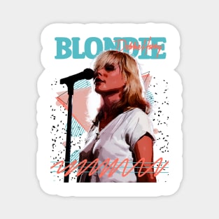 Blondie Fan Art Retro Design // Vintage Debbie Harry Magnet