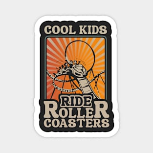 Cool Kids Ride Roller Coasters Magnet