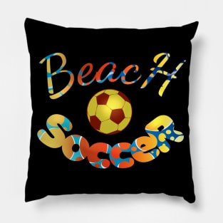 Beach soccer season Pillow