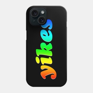 'Yikes' Rainbow Gradient Funny Phrase Phone Case