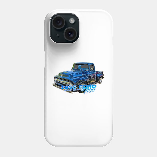 1956 Ford F100 Pickup Truck Phone Case by Gestalt Imagery