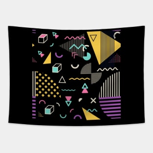 Abstract geometric shapes Tapestry