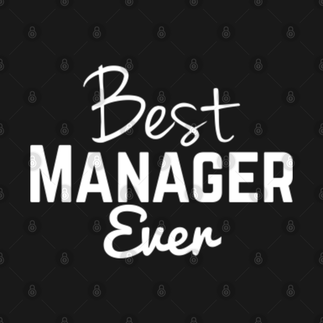 Best manager ever text based graphic Manager Tank Top TeePublic