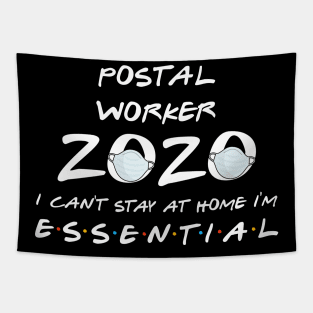 Postal Worker 2020 Quarantine Gift Tapestry