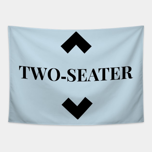 two seater tshirt Tapestry by DavidAdel