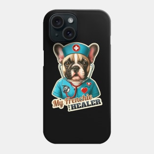 Doctor french bulldog Phone Case