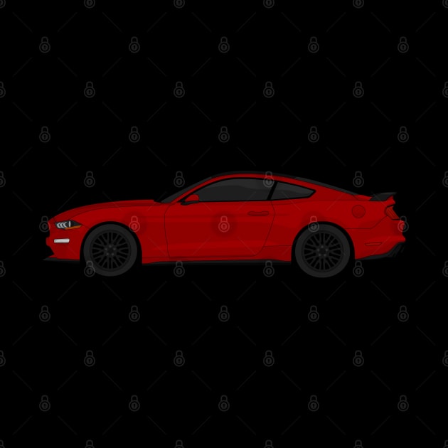 MUSTANG GT DARK-RED by VENZ0LIC