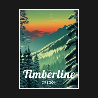 Timberline Oregon United States Ski T-Shirt
