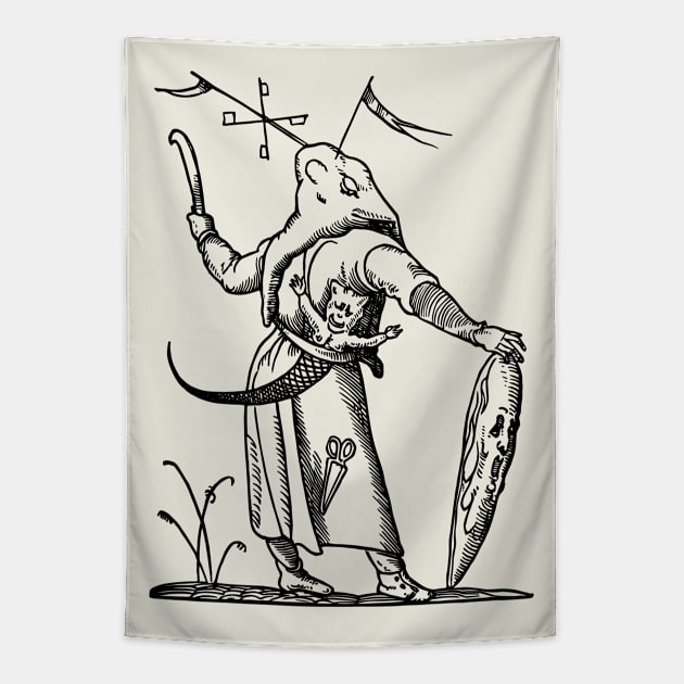 Grotesque #69 The Drolatic Dreams of Pantagruel (1565) Tapestry by n23tees