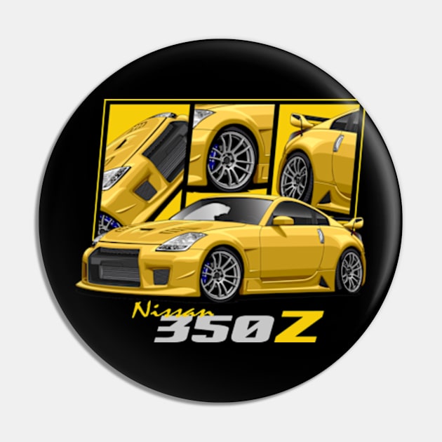 Nissan 350Z, JDM Car Pin by T-JD