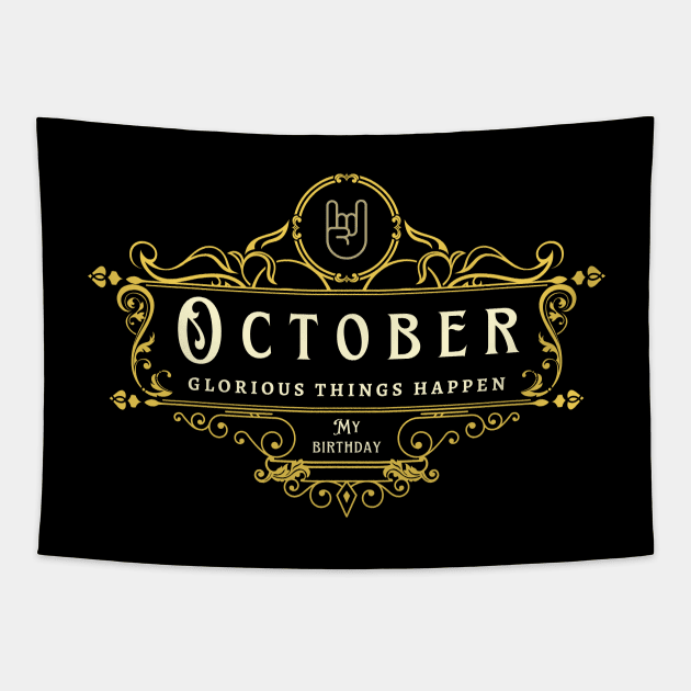 Born in october Tapestry by EMCO HZ 