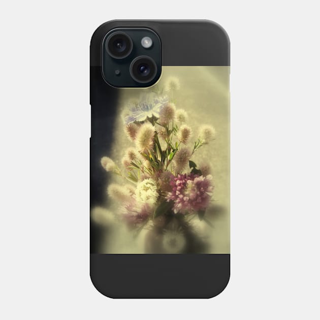 wildflower bouquet, yellow Phone Case by DlmtleArt