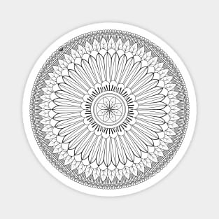 Round Mandala Magnet