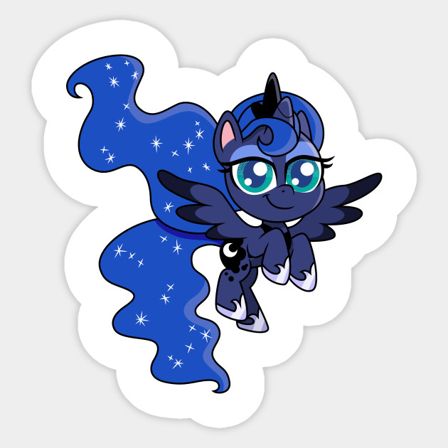 Pony Life Princess Luna My Little Pony Sticker Teepublic