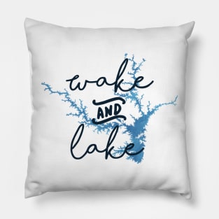 Wake & Lake at Lake Hartwell Pillow