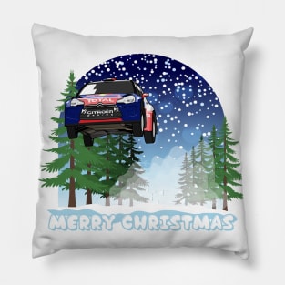 Loeb Citroen Christmas Pillow