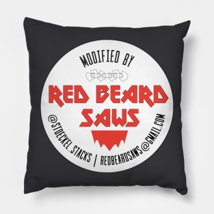 Red Beard Saws Pillow