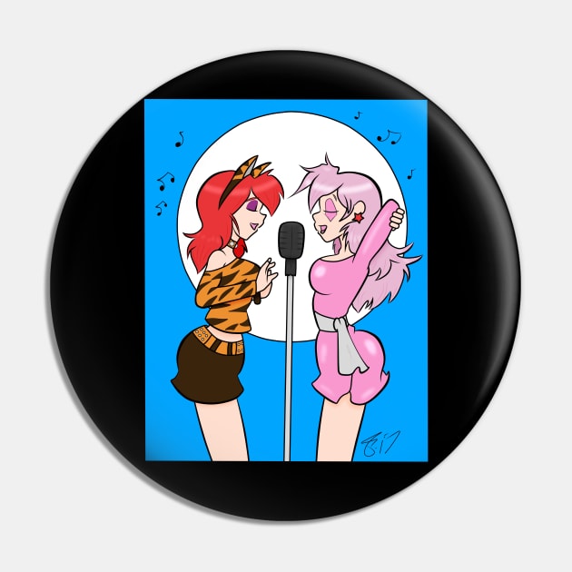 Cartoon Duet (Close Up) Pin by Spawnfyre