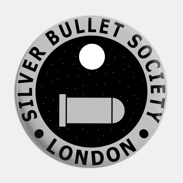 Silver Bullet Society Pin by Lyvershop