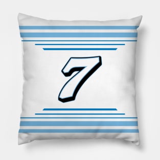 Corey LaJoie #7 2024 NASCAR Design Pillow