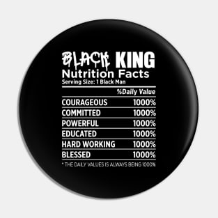 Black King Nutrition Pin